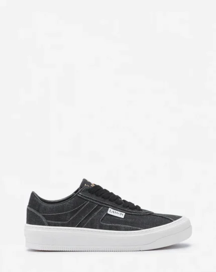 Cash sneakers by lanvin in denim