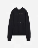 Logo denim hoodie