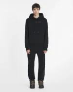 Logo denim hoodie