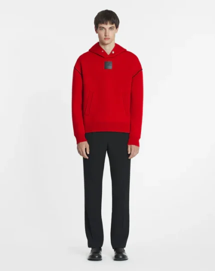 Baggy wool hoodie