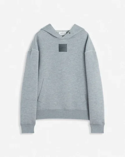 Baggy wool hoodie
