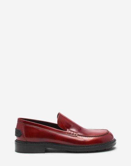 Spinto loafers in smooth leather Dark Brown/Black