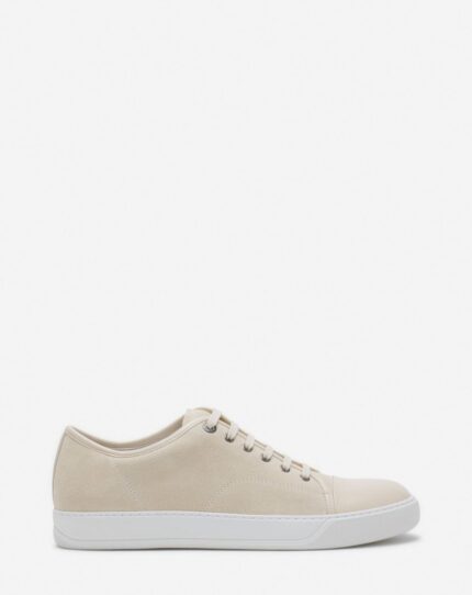 Men’s Dbb1 leather and suede sneakers Vanilla