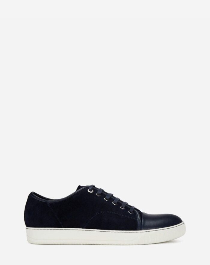 Dbb1 leather and suede sneakers Navy Blue