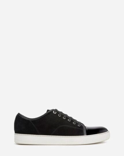Dbb1 suede and patent leather sneakers BLACK