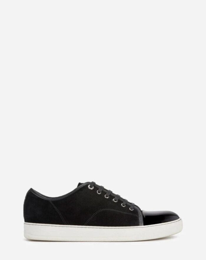 Dbb1 suede and patent leather sneakers BLACK