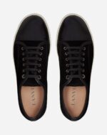 Dbb1 suede and patent leather sneakers BLACK