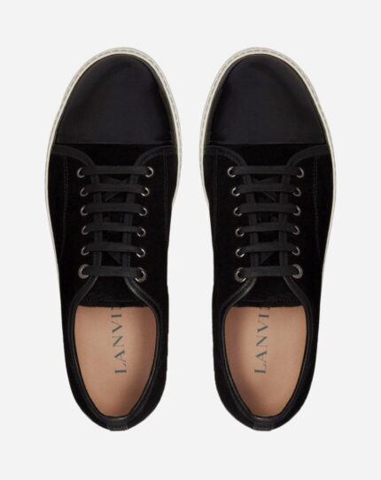 Dbb1 suede and patent leather sneakers BLACK