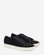 Men’s Dbb1 suede and patent leather sneakers NAVY BLUE