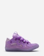 Men’s Curb leather sneakers Lilac