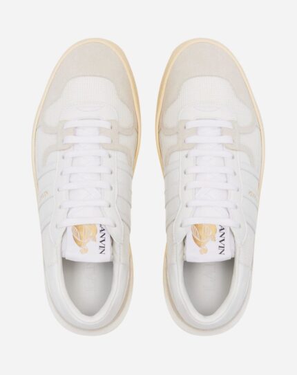 Clay mesh sneakers White