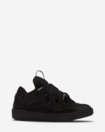 Curb leather sneakers Black/Black