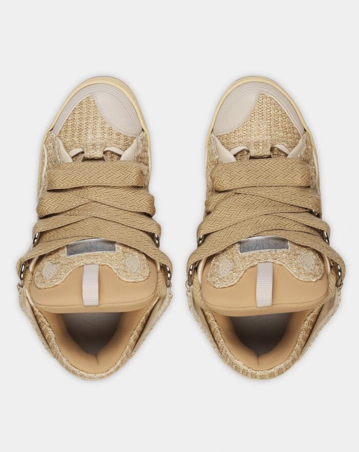 Curb raffia sneakers Natural