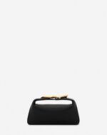 Women’s Haute séquence leather clutch bag Black