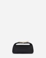 Women’s Haute séquence velvet clutch bag Black