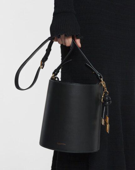 Women’s Séquence leather bucket bag Black