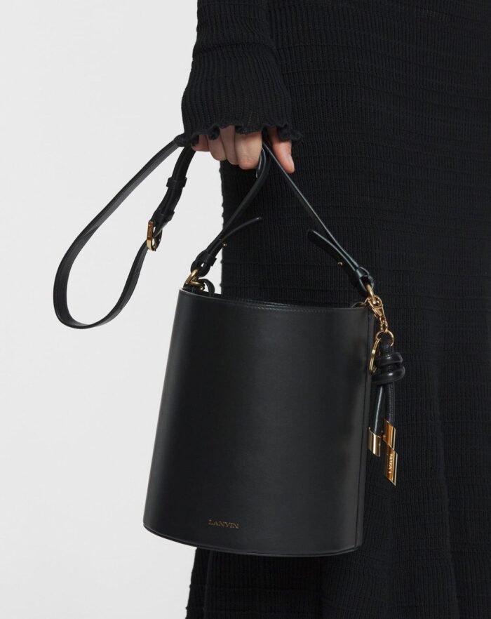 Women’s Séquence leather bucket bag Black