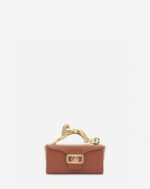 Women’s Nano pencil cat leather bag Tan