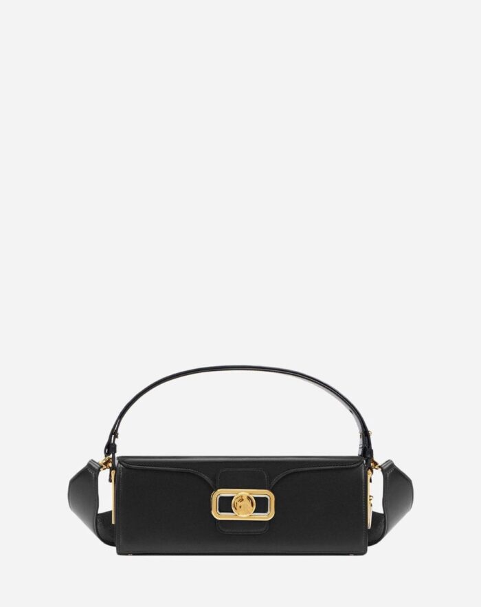 Women’s Medium pencil leather bag Black