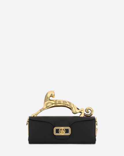 Women’s Pencil cat bag in box calf BLACK