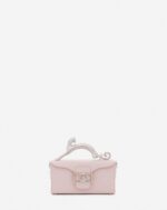 Women’s Leather nano pencil cat bag Rosé