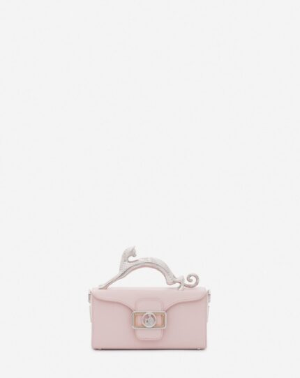 Women’s Leather nano pencil cat bag Rosé