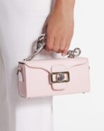 Women’s Leather nano pencil cat bag Rosé