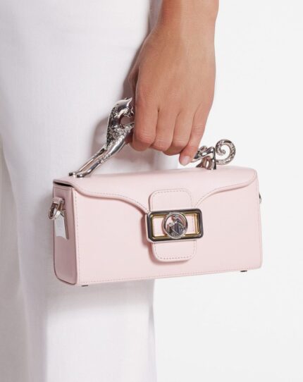 Women’s Leather nano pencil cat bag Rosé
