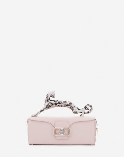 Women’s Medium leather pencil cat bag Rosé