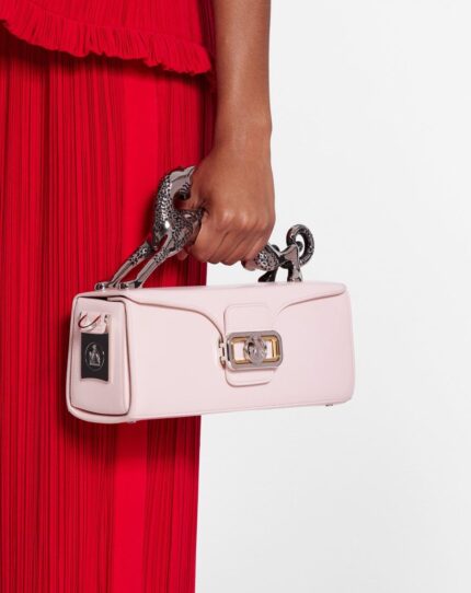 Women’s Medium leather pencil cat bag Rosé