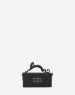 Women’s Nano pencil cat leather bag Black