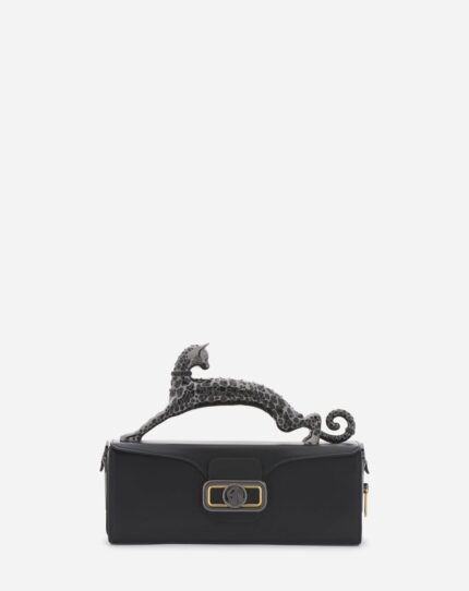 Women’s Medium leather pencil cat bag Black