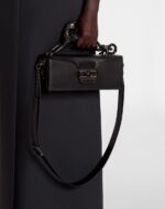 Women’s Medium leather pencil cat bag Black