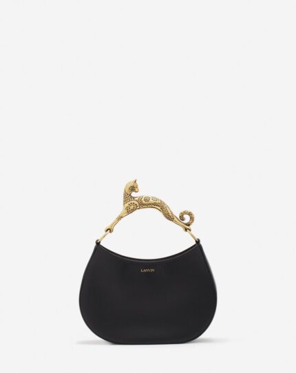 Women’s Hobo cat leather bag Black