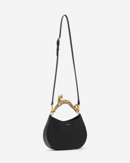 Women’s Hobo cat leather bag Black