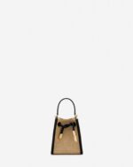 Women’s Sequence hobo nano raffia bag Natural/Black