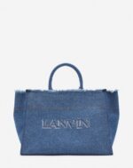 In&out mm tote bag in denim Denim Blue