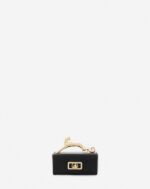 Women’s Leather micro pencil cat bag Black
