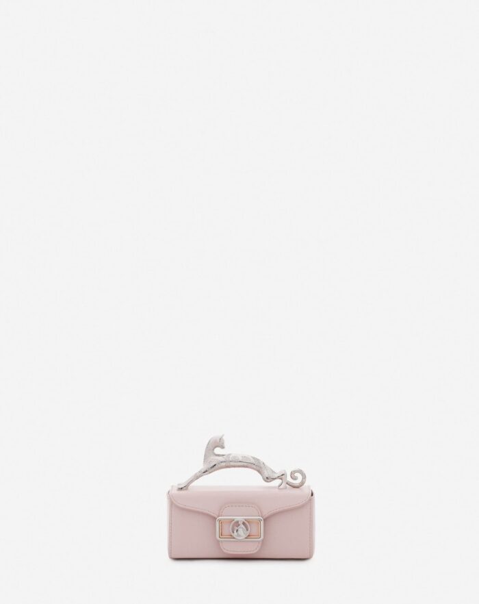 Women’s Leather micro pencil cat bag Rosé