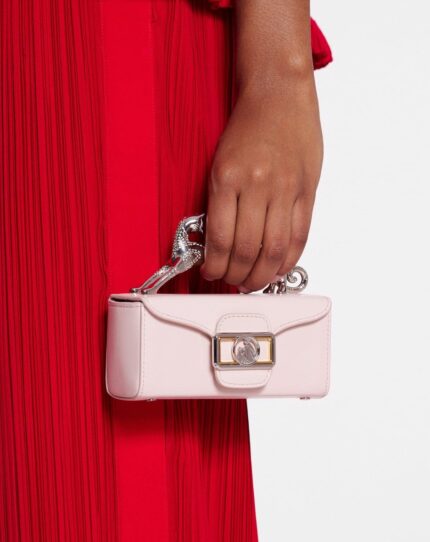 Women’s Leather micro pencil cat bag Rosé